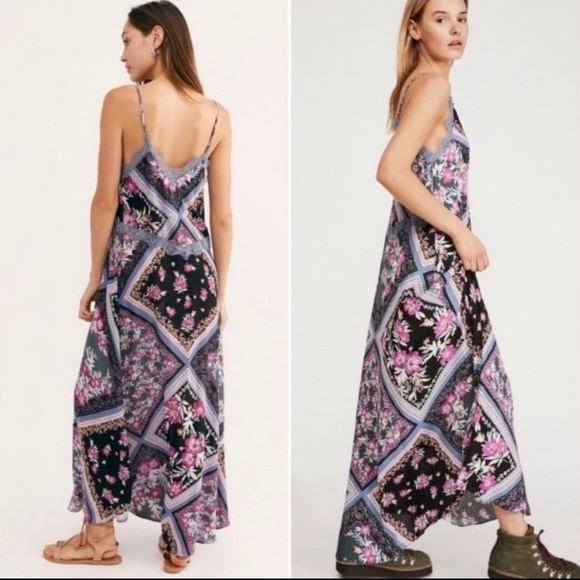 NWOT - FREE PEOPLE STEVIE MAXI SLIP DRESS - LARGE - Picture 4 of 7
